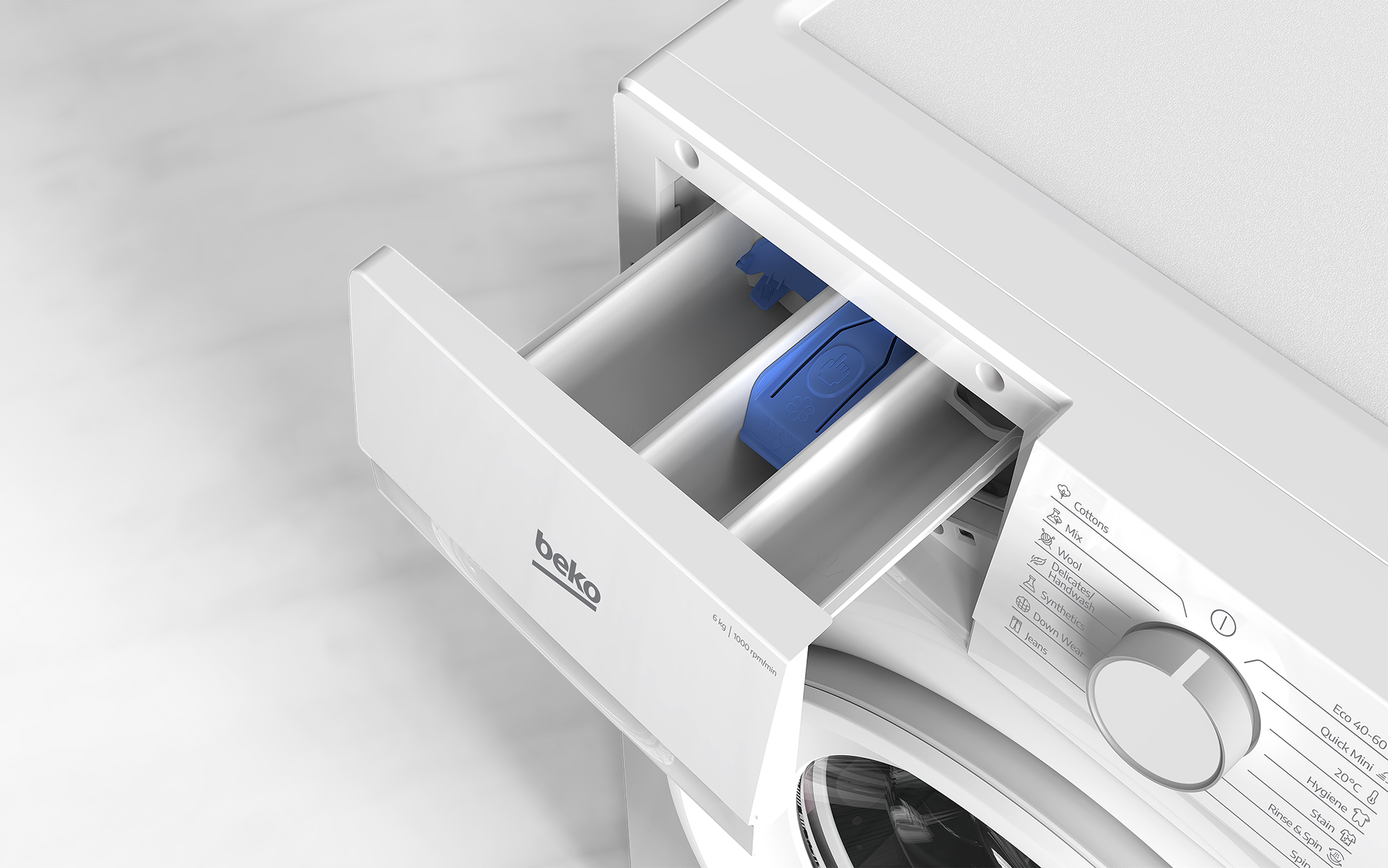 BEKO mašina za pranje veša B1WFK2604WBEE 6kg, 1000rpm