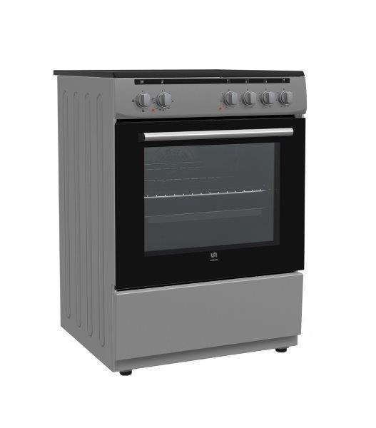 Union Sporet ker W-60.0S Silv.