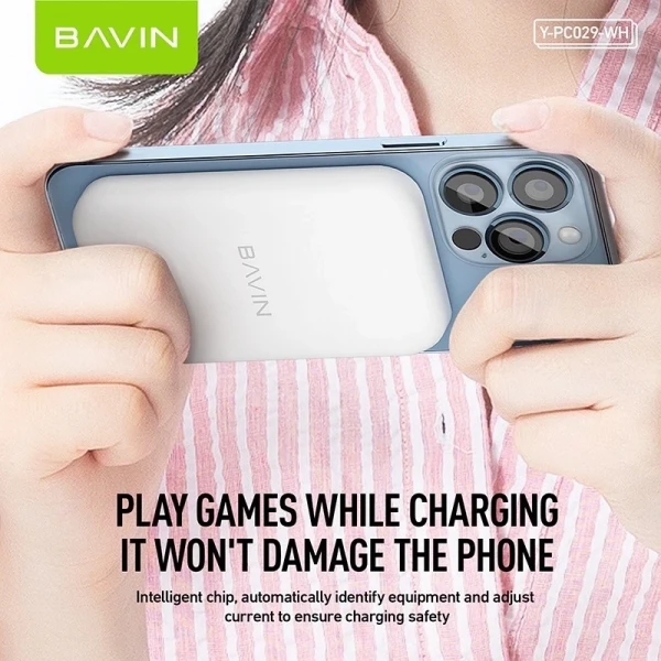 Magnetic Power bank 5000mAh BAVIN + kabl lightning